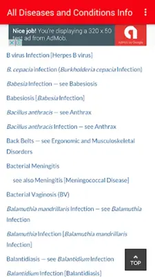 All Diseases & Conditions Info android App screenshot 3